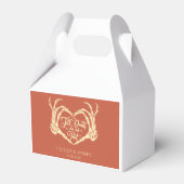 死ぬまで私たちパーティーカスタム結婚式の好意ボックス フェイバーボックス (正面サイド)