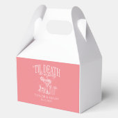 死ぬまで私たちパーティーカスタム結婚式の好意ボックス フェイバーボックス (正面)