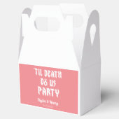 死ぬまで私たちパーティーカスタム結婚式の好意ボックス フェイバーボックス (オープン)