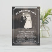 死ぬまで私たちパーティーカップルのシャワー招待状 招待状 (スタンド正面)