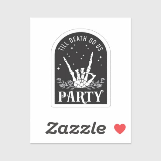 死ぬまで私たちパーティーバチェロレッテハロウィンBach シール (シート)