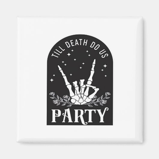 死ぬまで私たちパーティーバチェロレッテハロウィンBach マグネット (正面)