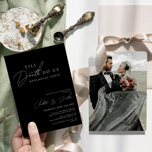 死ぬまで私たちパーティーリハーサルディナー 招待状