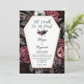 死ぬまで私たちパートフローラエレガントゴシック結婚 招待状 (スタンド正面)