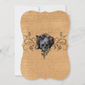 死ぬまで私たちパートフローラ結婚スカル 招待状 (裏面)