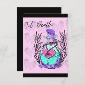 死ぬまで私たち部分的な愛ポーションバレンタインデー サンキューカード (正面/裏面)