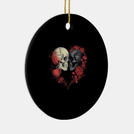 死ぬまで私たちPart - 不気味 Love Story セラミックオーナメント (右)