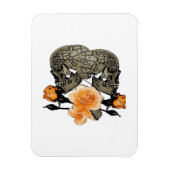 死ぬまで笑って ハロウィンデザイン マグネット (縦)