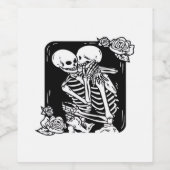 死ぬまで笑顔のデザイン ワインラベル (シングルラベル)