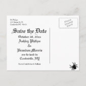 死ぬまで紫の霞に参加する日付を保存 案内ポストカード (裏面)