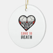 死ぬまで美的バレンタイン セラミックオーナメント (左)