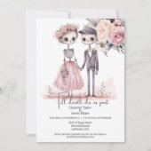 死ぬまで花婿を兼ねる 招待状 (正面)