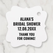 死ぬまで花嫁か死ぬまで誓って ブライダルシャワー フェイバータグ (裏面)