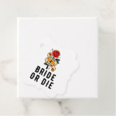 死ぬまで花嫁か死ぬまで誓って ブライダルシャワー フェイバータグ (インサイチュ)