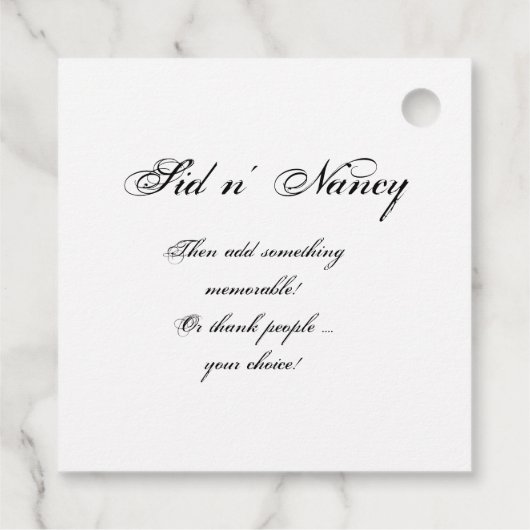 死ぬまで赤いバラが咲く フェイバータグ (裏面)