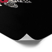 死ぬまで赤い花Clで部分骨格を行う ポスター (角)