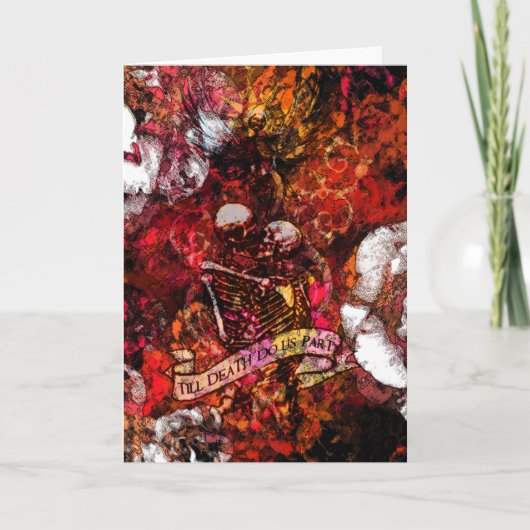 死ぬまで赤のカードを出す カード (正面)