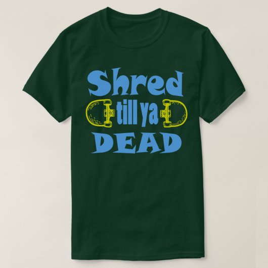 死ぬまで輝いた Tシャツ (デザイン正面)