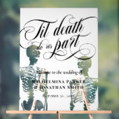 死ぬまで透明な骨格が歓迎される アクリルサイン (ニュートラル)