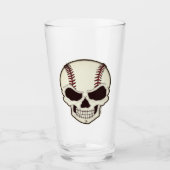 死ぬまで野球好き Screwball Graphics タンブラーグラス (正面)