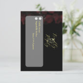 死ぬまで離れないという誓いの返信カード 出欠カード (スタンド正面)