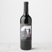 死ぬまで離れない ゴシックローズ Save the Date ワインラベル (正面)