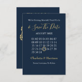 死ぬまで離れない スイートスカルのウェディング セーブザデート (正面/裏面)