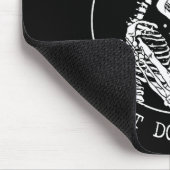 死ぬまで離れない スケルトン結婚TシャツL マウスパッド (コーナー)