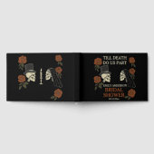 死ぬまで離れない ハロウィン ブライダルシャワー ゲストブック (全面)