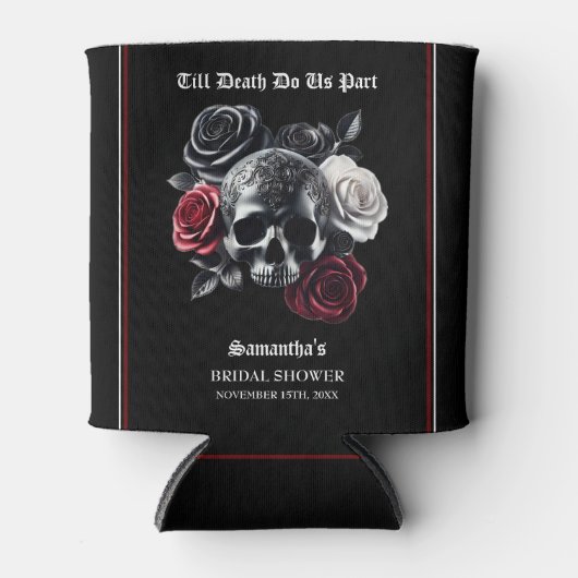 死ぬまで離れない ハロウィン ブライダルシャワー 缶クーラー (正面)