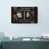 死ぬまで離れない ハロウィン ブライダル シャワー  横断幕 (トレードショー)