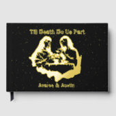 死ぬまで黒と金の箔 ゲストブック (正面)