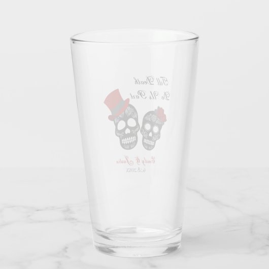 死ぬまで |の結婚ギフトのお願い タンブラーグラス (裏面)