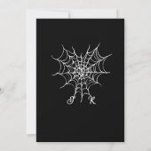 死ぬまで |ゴシックハートとスケルトン 招待状 (裏面)