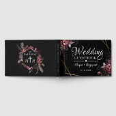死ぬまで |ゴシックブラックダーク結婚ズ ゲストブック (全面)