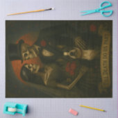 死ぬまで – ゴシック結婚様式の骨格の切り離し 薄葉紙 (クラフト)