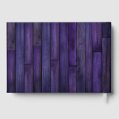 死ぬまで |ゴシッ結婚クのダークパープル ゲストブック (裏面)