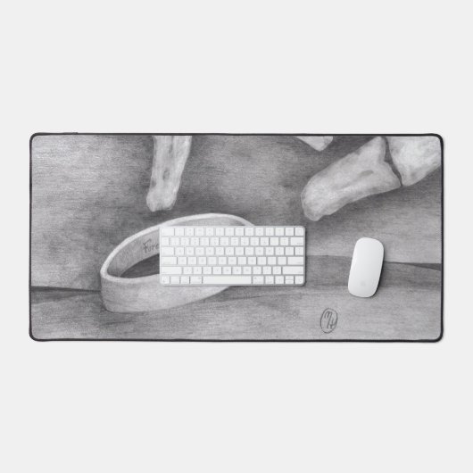 死ぬまで デスクマット (キーボード&マウス)