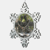 死ぬまで…ノングカイ,タイ スノーフレークピューターオーナメント (右)