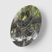 死ぬまで…ノングカイ,タイ ラウンド壁時計 (傾斜)