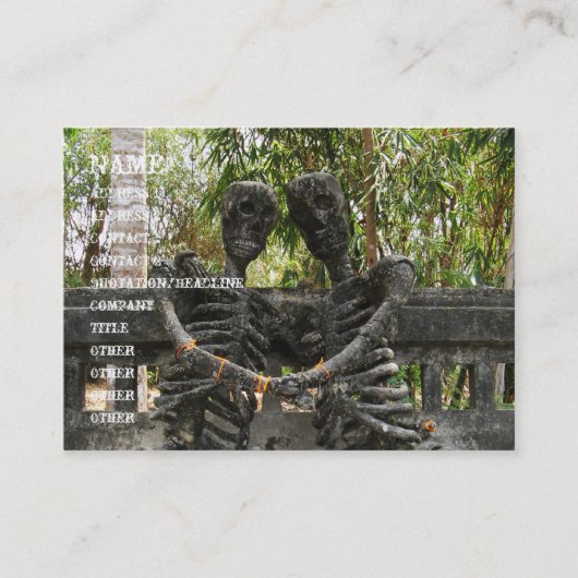 死ぬまで…ノングカイ,タイ 名刺 (正面)