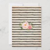 死ぬまで、別れのカップルがハロウィンをシャワーを浴びる 招待状 (裏面)