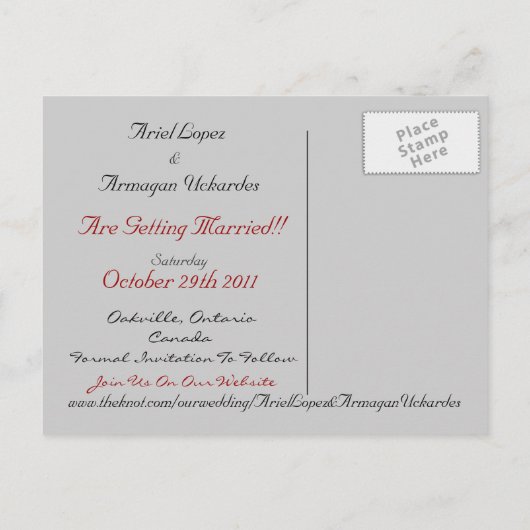 死ぬまで～日付をラディアリエルで保存 案内ポストカード (裏面)