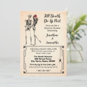 死ぬまで、私たちはハロウィンのカップルシャワーを浴びる 招待状 (スタンド正面)