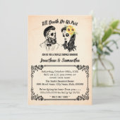 死ぬまで、私たちは別れるスカルカップルのシャワー 招待状 (スタンド正面)