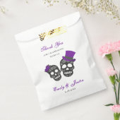 死ぬまで |紫と黒結婚の フェイバーバッグ (封をした状態)