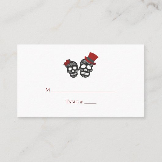 死ぬまで | 結婚s プレイスカード (正面)