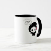 死ぬまで - 面白いバレンタインデーの定番 マグカップ (正面右)