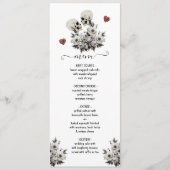 死ぬまでPart, Skeleton Bride Groom Menu メニュー (正面)