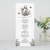 死ぬまでPart, Skeleton Bride Groom Menu メニュー (スタンド正面)